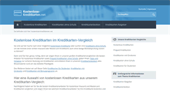 Desktop Screenshot of kostenlose-kreditkarten.net